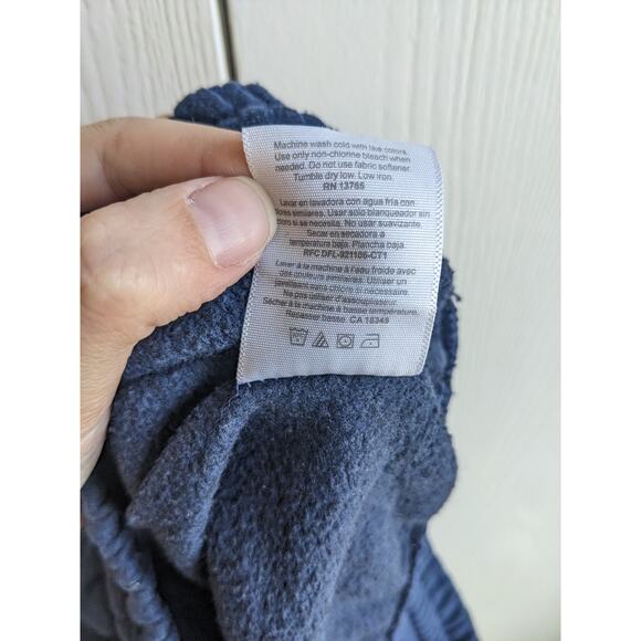 Fruit of the Loom Men's Blue Elastic High Rise Wide Leg Swat Pant Size M - Picture 4 of 4